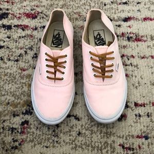 Vans light pink “Authentic” low top sneakers